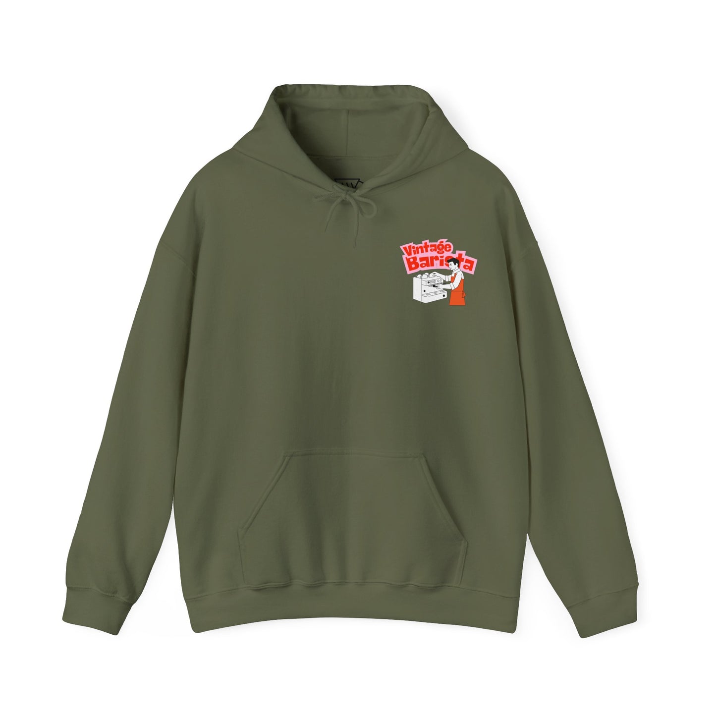 Vintage Barista Hoodie for Men