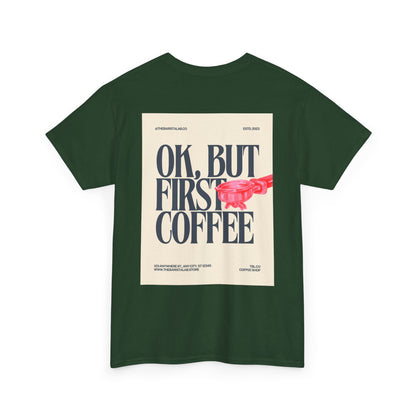 Coffee First Unisex Tee "Barista Caffeine Cultre"