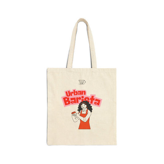 Urban Barista Cotton Canvas Tote Bag (Women)